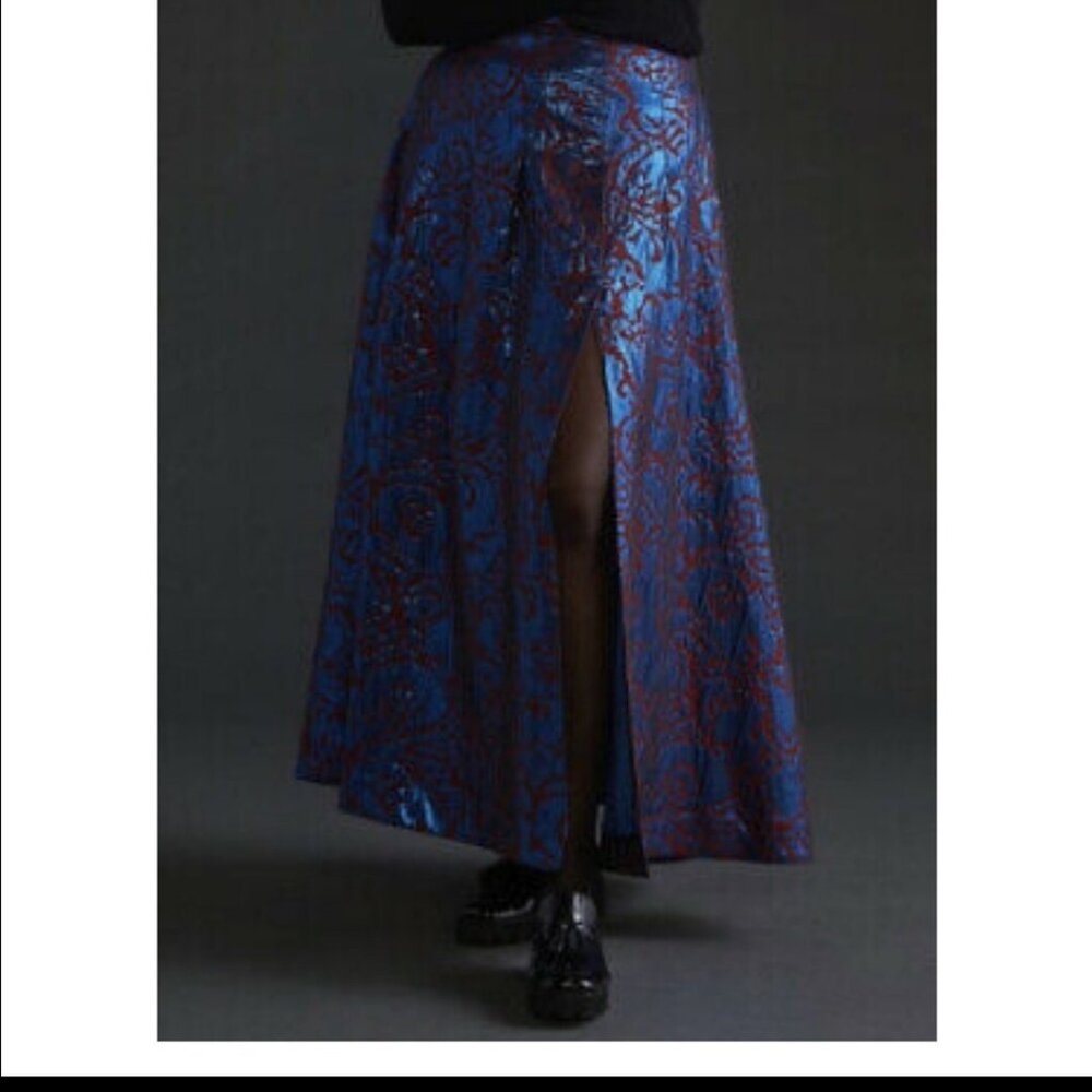 Anthropologie Maeve Shimmer Maxi Skirt - Picture 4 of 7